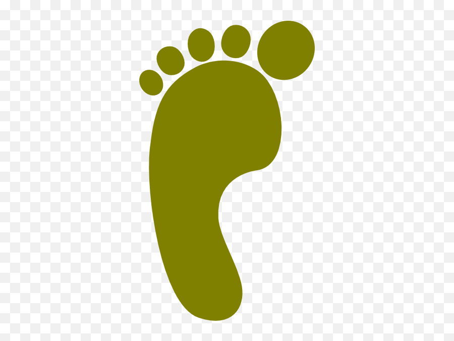 Download Footprint Clipart Bare - Long Footprint Clipart Png Emoji,Foot Print Clipart