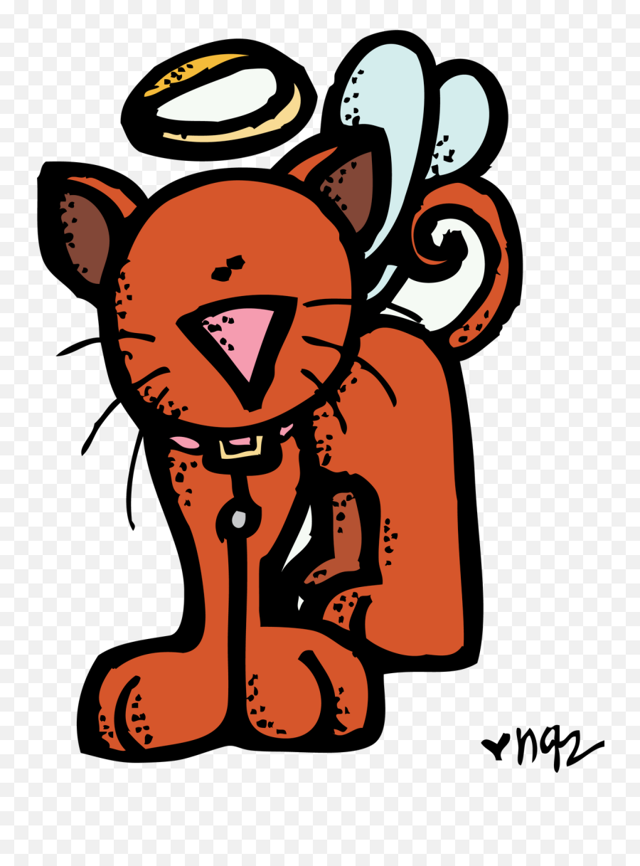 Human Angel Clipart Clip Art Freeuse Download - Melonheadz Melonheadz Cat Clipart Black And White Emoji,Pete The Cat Clipart
