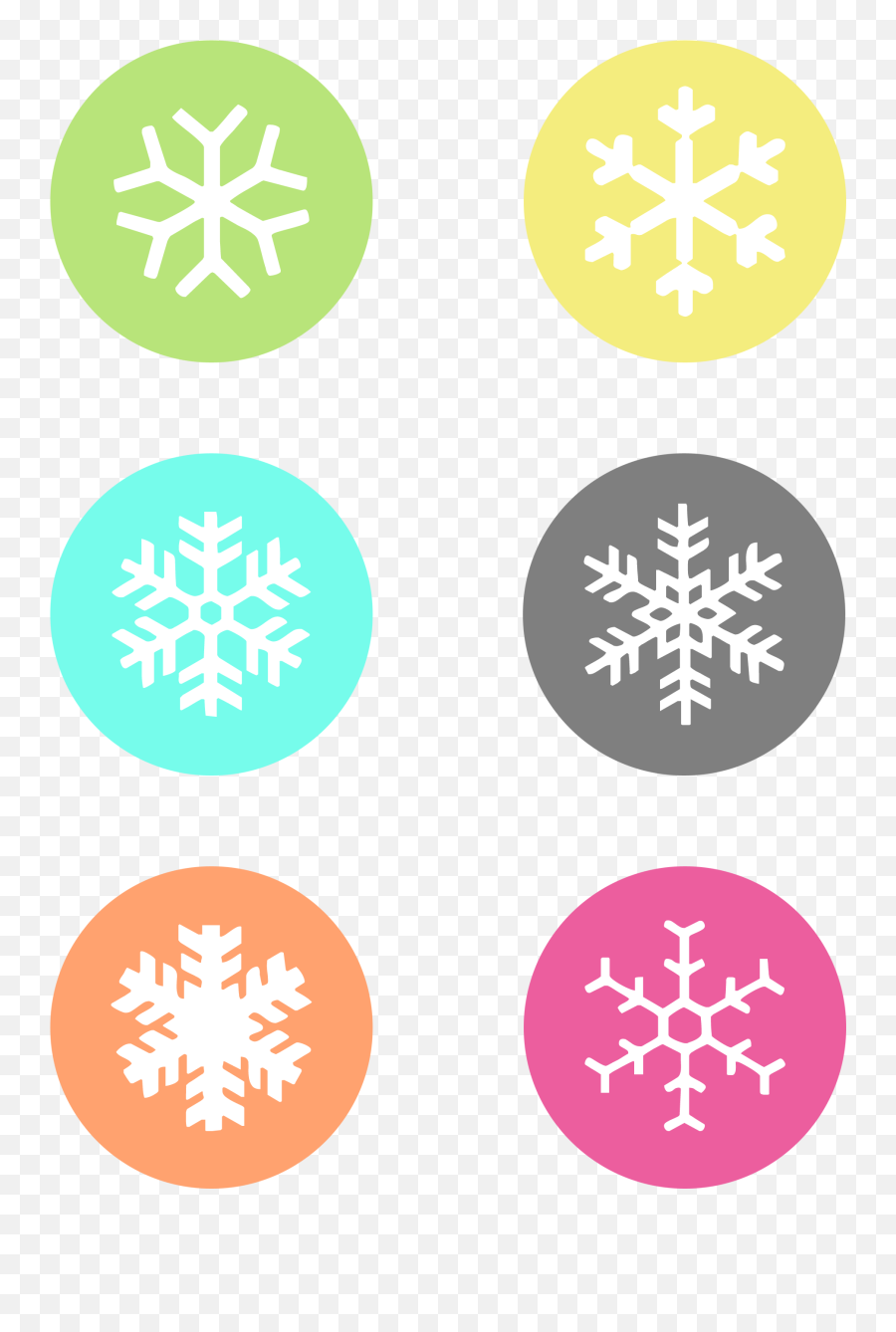 Library Of Snowflake Gift Tag Image Black And White Png - Printable Snowflake Tag Emoji,Tag Clipart