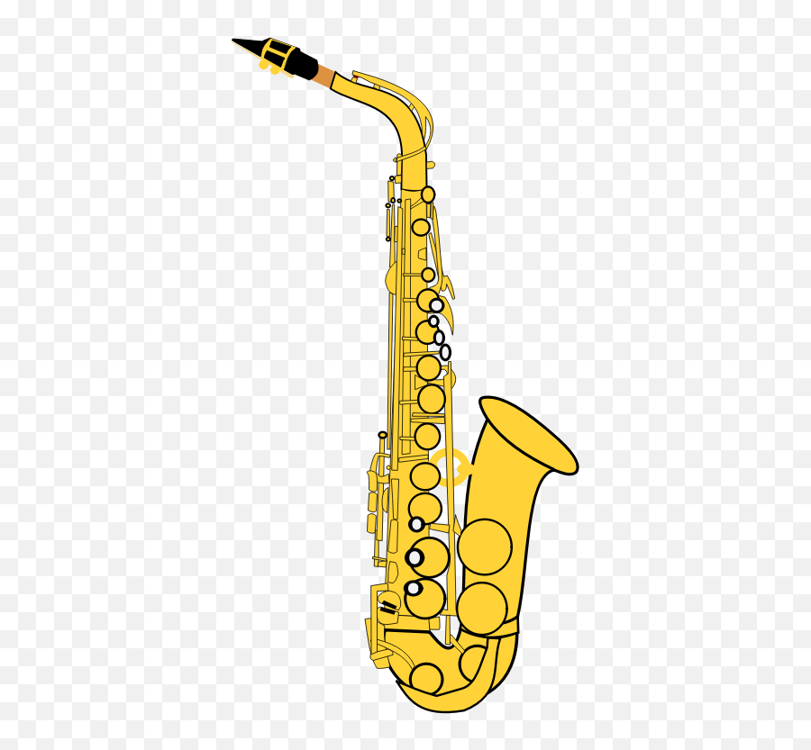 Saxophone Clipart - Saxophone Clipart Emoji,Saxophone Clipart