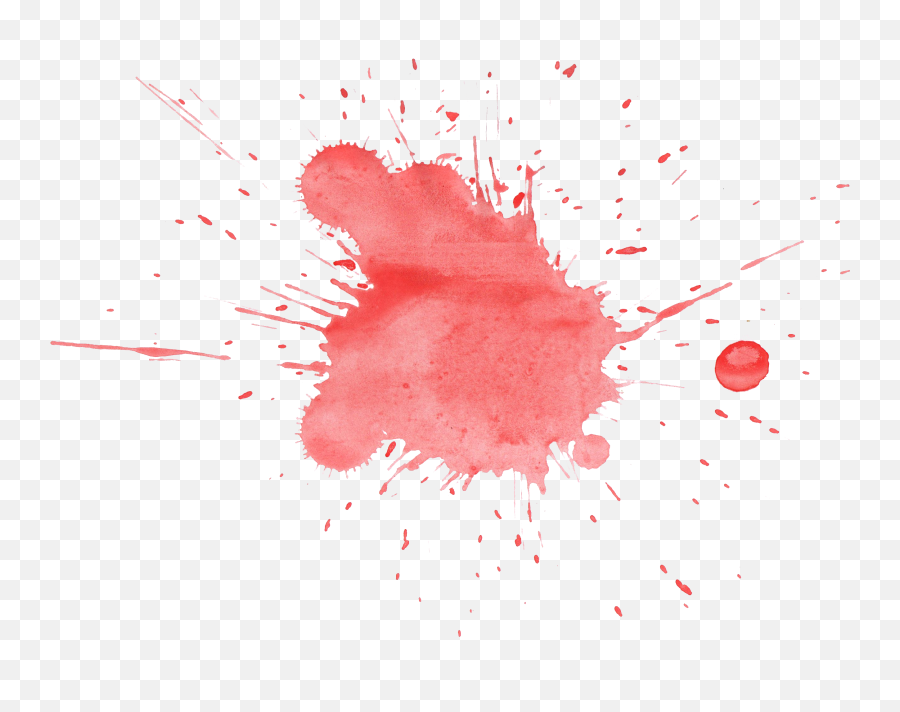 Portable Network Graphics Watercolor - Transparent Red Watercolor Splash Emoji,Watercolor Clipart