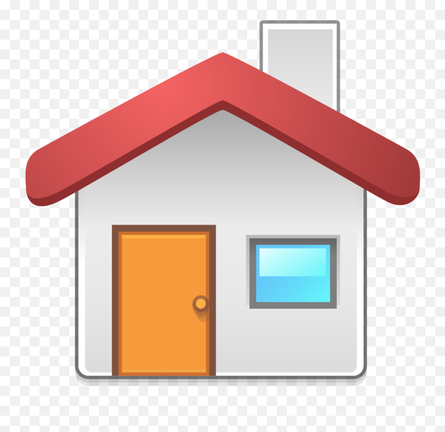 Open - Home Emoji,Home Clipart