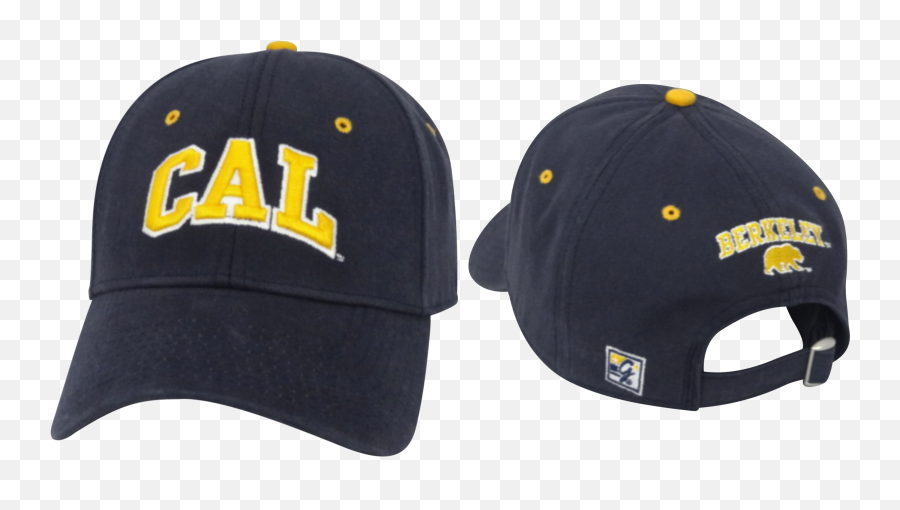 University Of California Berkeley Golden Bears Cal Block Adjustable Ball Cap - Navy For Baseball Emoji,University Of California Logo