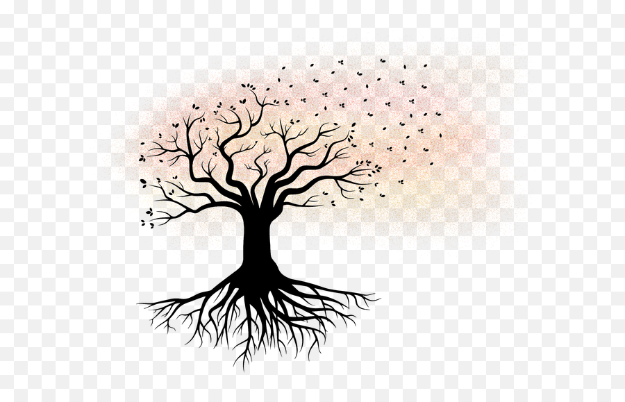 Family Tree Roots Clip Art Png Image - Word Art For Tree Emoji,Roots Png