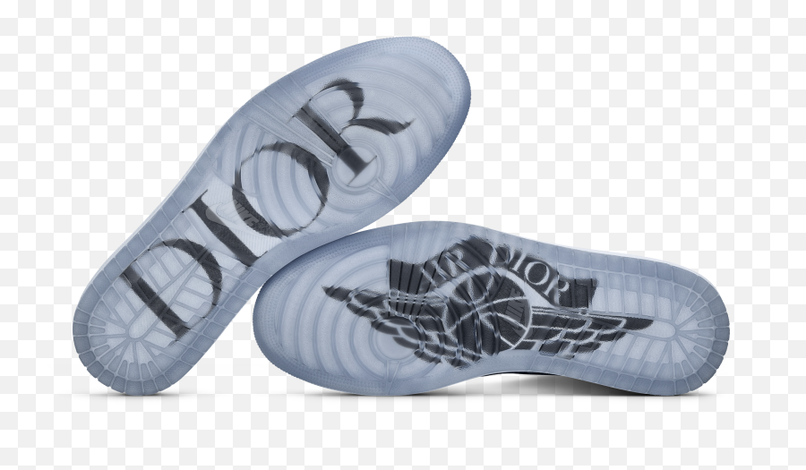 Air Jordan 1 Og Sneakers - Air Dior Emoji,Dior Logo