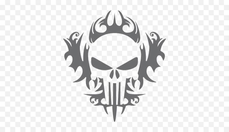 Punisher Png Logo - Punisher Tribal Emoji,Punisher Logo Png