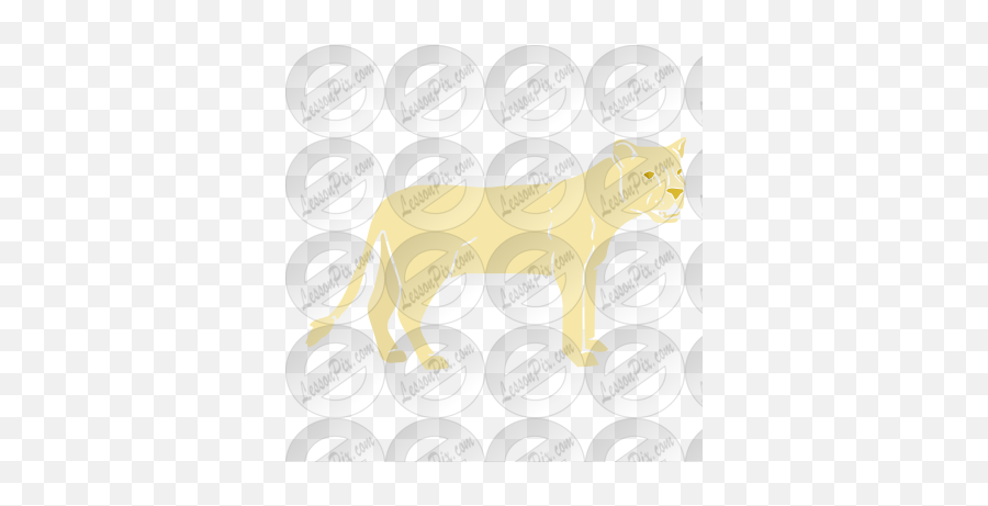 Lion Stencil For Classroom Therapy Use - Great Lion Clipart Panthera Emoji,Cougar Clipart