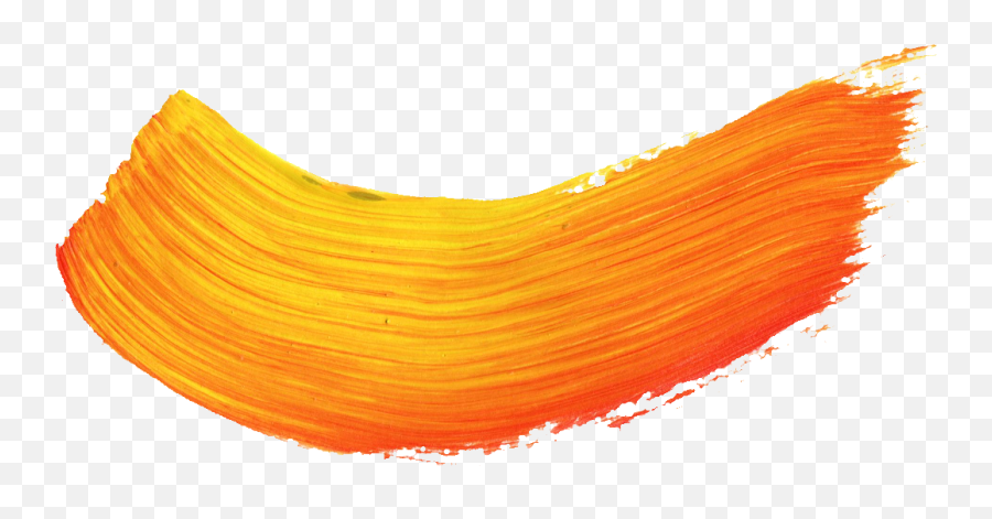 Paintbrush Clipart Paint Streak Paintbrush Paint Streak - Orange Paintbrush Stroke Png Emoji,Brush Stroke Png