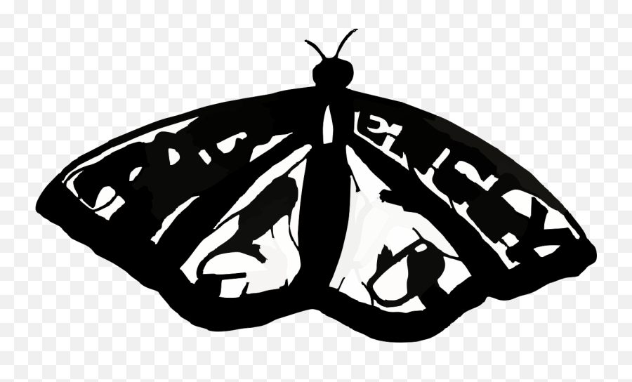 Butterfly Svg Vector Butterfly Clip Art - Svg Clipart Emoji,Moth Clipart Black And White
