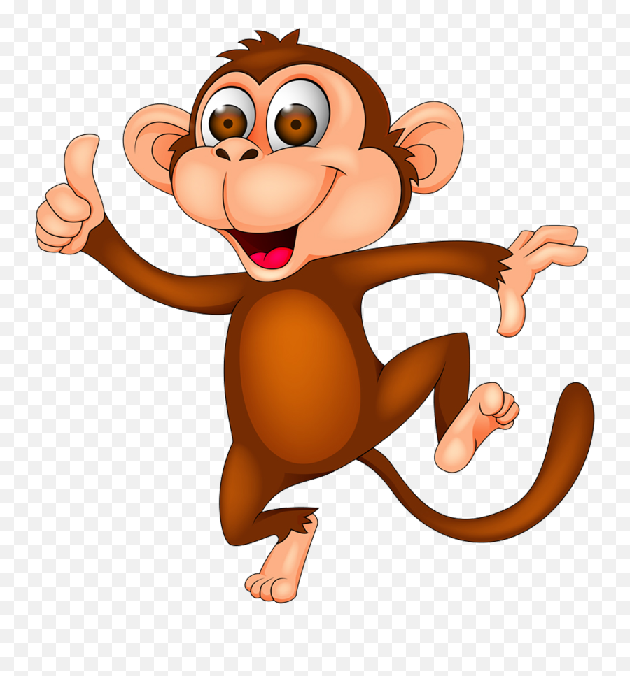 Download Hd Cartoon Monkey Png Jpg - Dancing Monkey Emoji,Monkey Png