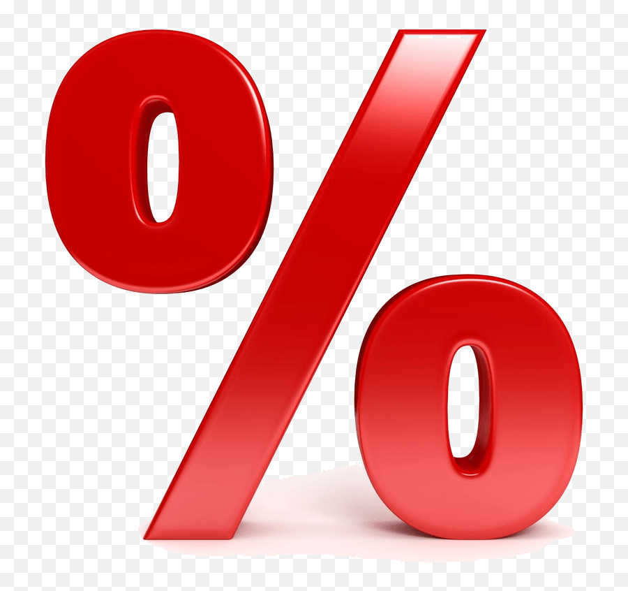 Download Percentage Png Hd - Percent Sign Png Png Image With Emoji,Red No Sign Transparent