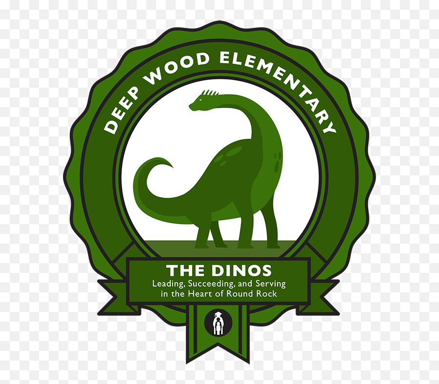 Deep Wood Round Rock Isd Emoji,Dino Logo
