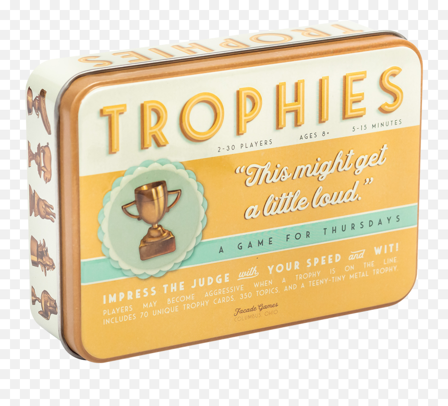 Trophies Card Game - Facade Games Emoji,Transparent Trophy