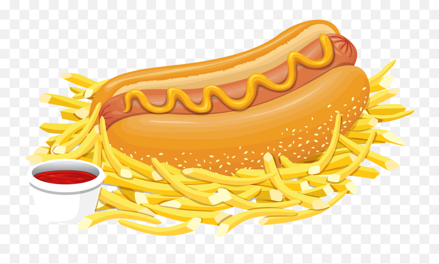 Hot Dog Png Transparent File - Junk Food Png Clipart Emoji,Hot Dog Png
