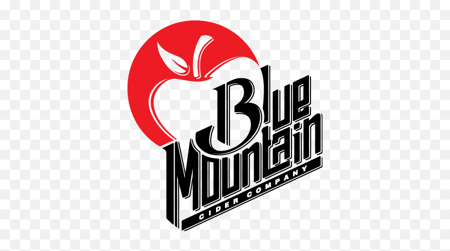 Blue Mountain Cider Emoji,Red Logo With Mountain