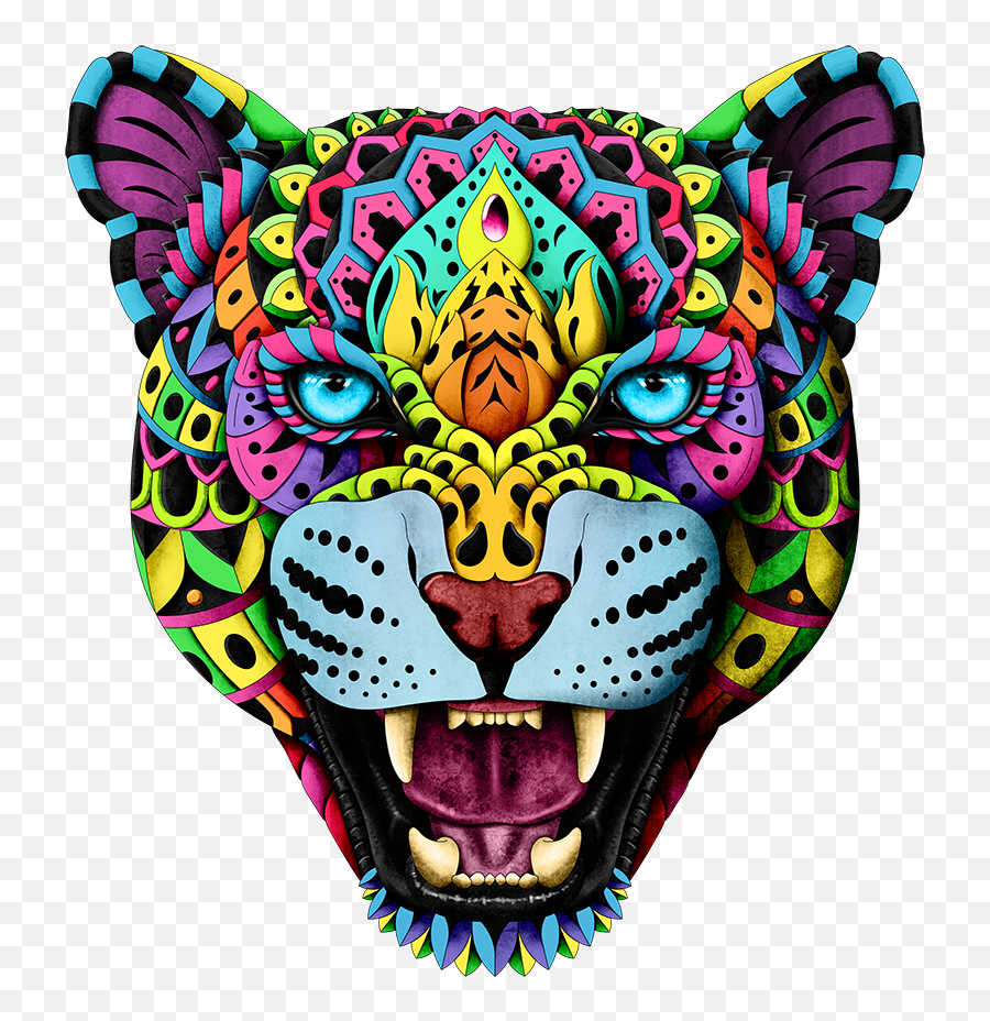 Jaguar - Jaguar Face Png Clipart Emoji,Jaguar Clipart