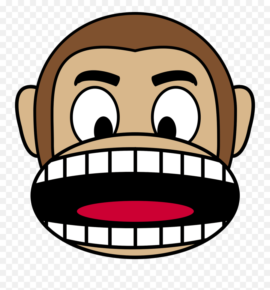Clipart Mouth Angry Clipart Mouth - Face Big Mouth Cartoon Emoji,Angry Clipart