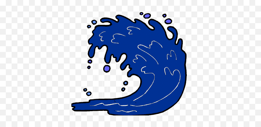 Best Wave Clipart - Clip Art Tidal Waves Emoji,Wave Clipart