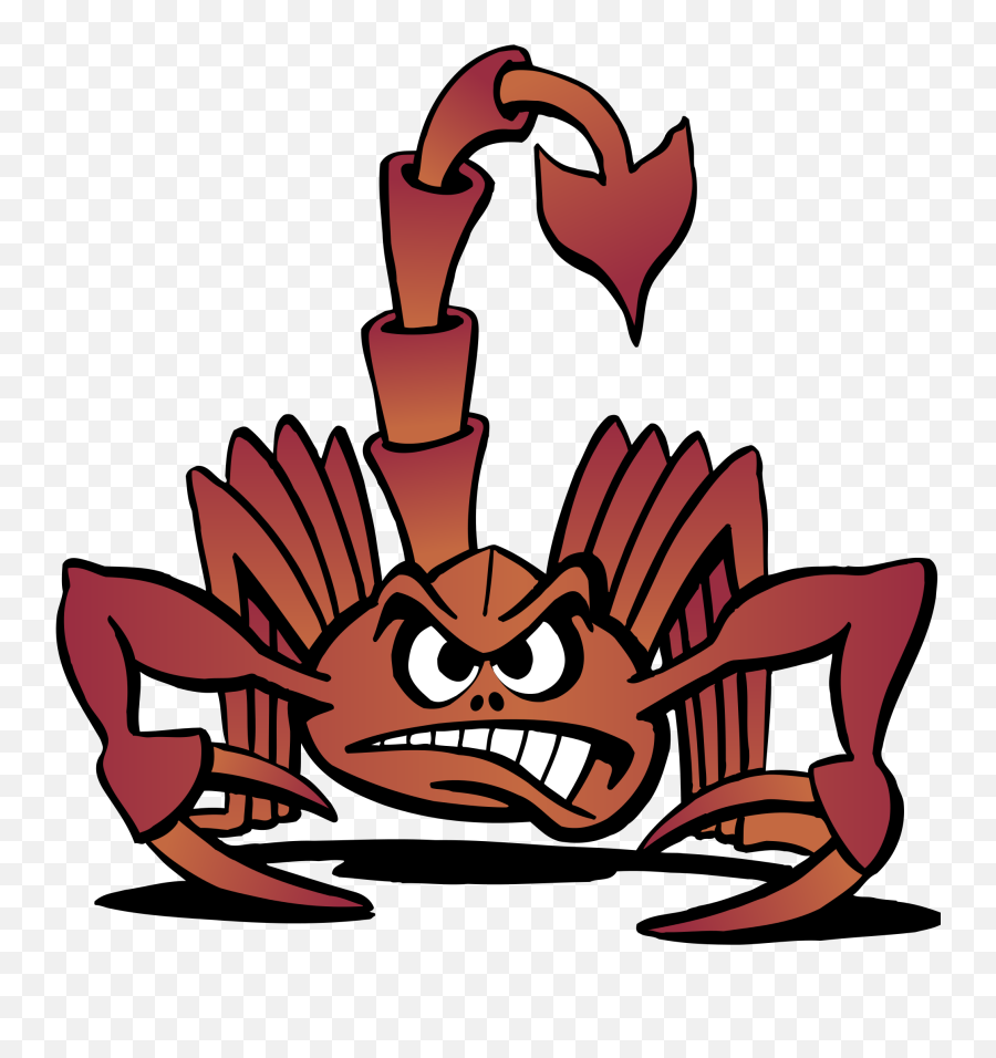 Red Cartoon Scorpion - Cartoon Scorpion Png Emoji,Scorpion Clipart