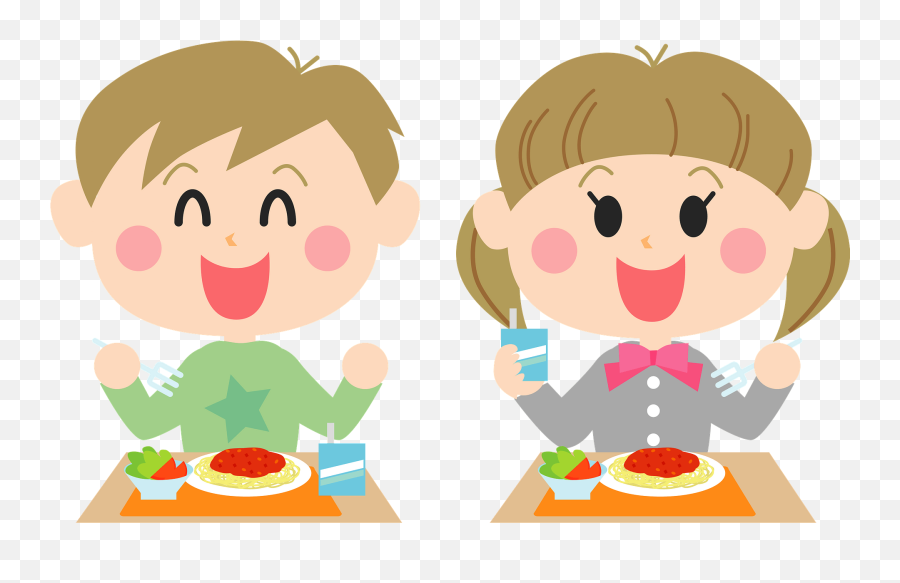 School Students Eating Lunch Clipart Emoji,Lunch Clipart