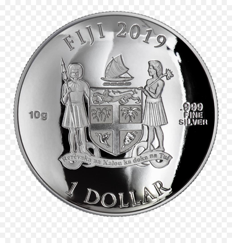 Captain America Shield Marvel Silver Coin 1 Fiji 2019 - 1 Dollar 2019 Fiji Emoji,Captain America Logo Png