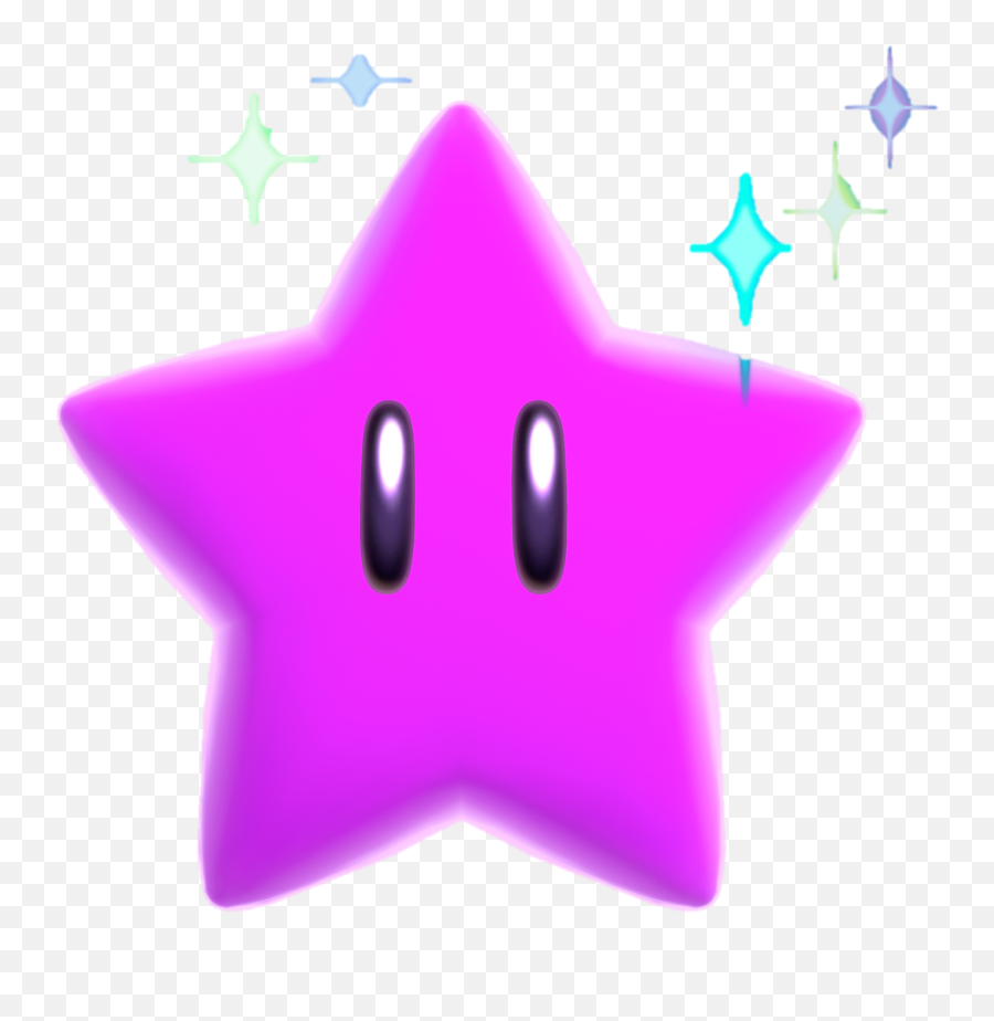 Super Mario Purple Star Png Image With - Boost Star Mario Emoji,Mario Star Png