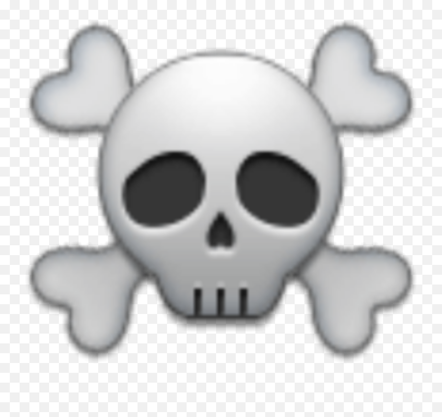 Messy Goth Soft Skull Emoji Kpop Sticker By U200d - Skulls Emoji,Skull Emoji Png