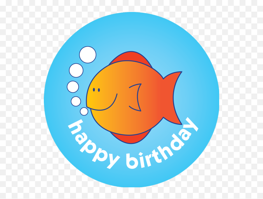 Download Collection Of Free Fishes Happy Birthday Download - Happy Birthday Fish Sticker Emoji,Happy Birthday Clipart Free