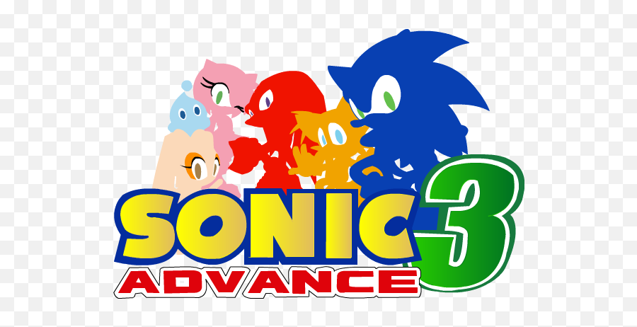 Sonic Video Game Title Logos - Sonic Advance 3 Logo Emoji,Sonic Cd Logo