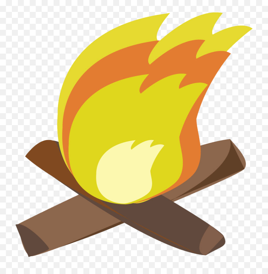 Download Campfire Clipart Hq Png Image - Campfire Fire Cartoon Png Emoji,Campfire Clipart
