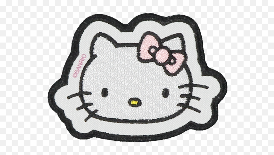 Hello Kitty Embroidered Sticker Patch - Sticker Hello Kitty Emoji,Hello Kitty Transparent