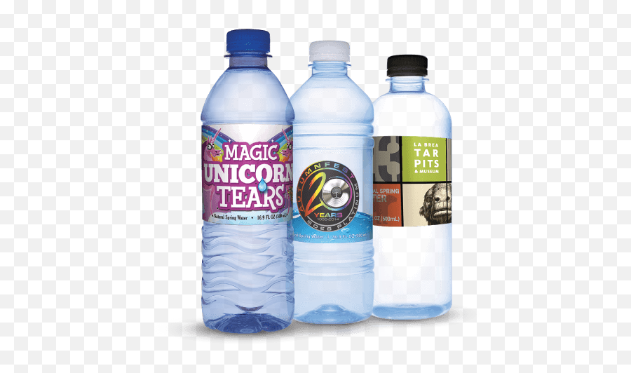 Consider Water Bottles With Custom Labels - Water Bottles Companyies Emoji,Bottle Water Logos