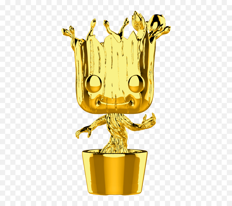Download Fortnite Skull Trooper - Chrome Groot Pop Full Gold Groot Funko Emoji,Skull Trooper Png