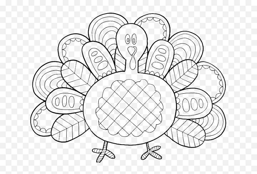 Coloring Feather Coloring Pages Cornucopia Clipart - Thanksgiving Clipart Black And White Coloring Pages Emoji,Turkey Feather Clipart