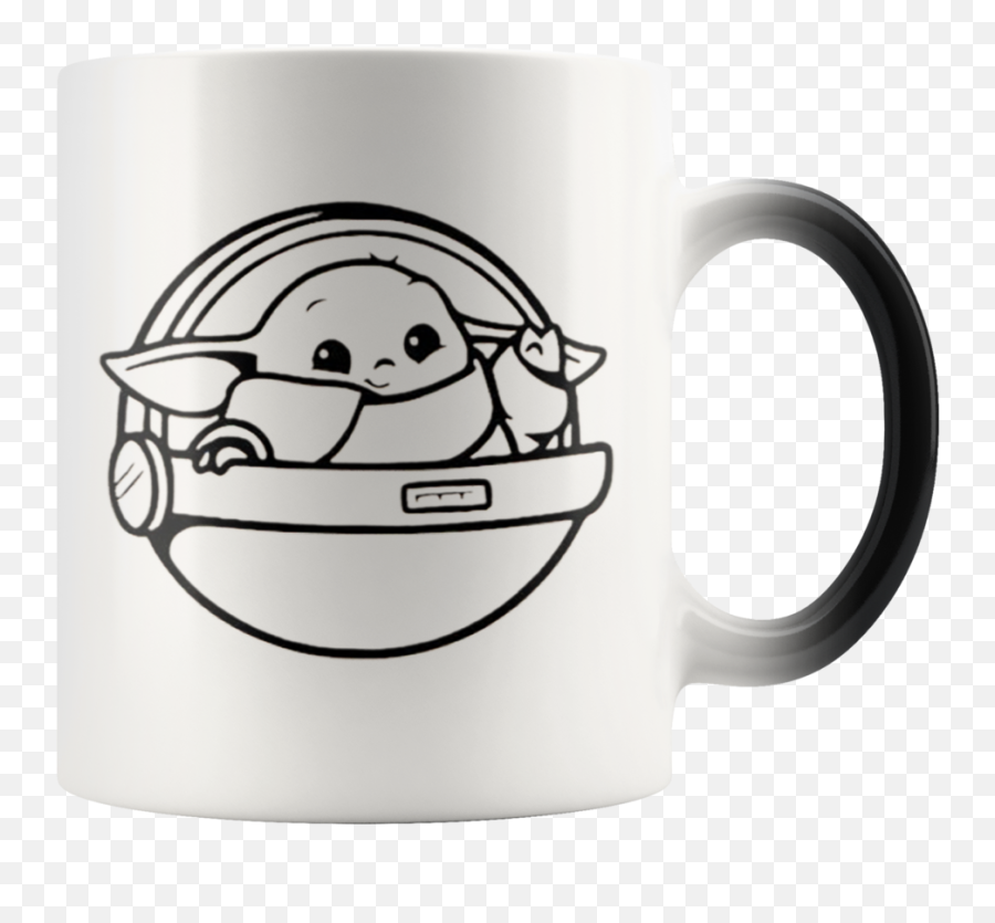 Baby Yoda Gift Stars Mug Wars Mug Coffee Mug Mug New Baby - Grogu Emoji,Yoda Clipart