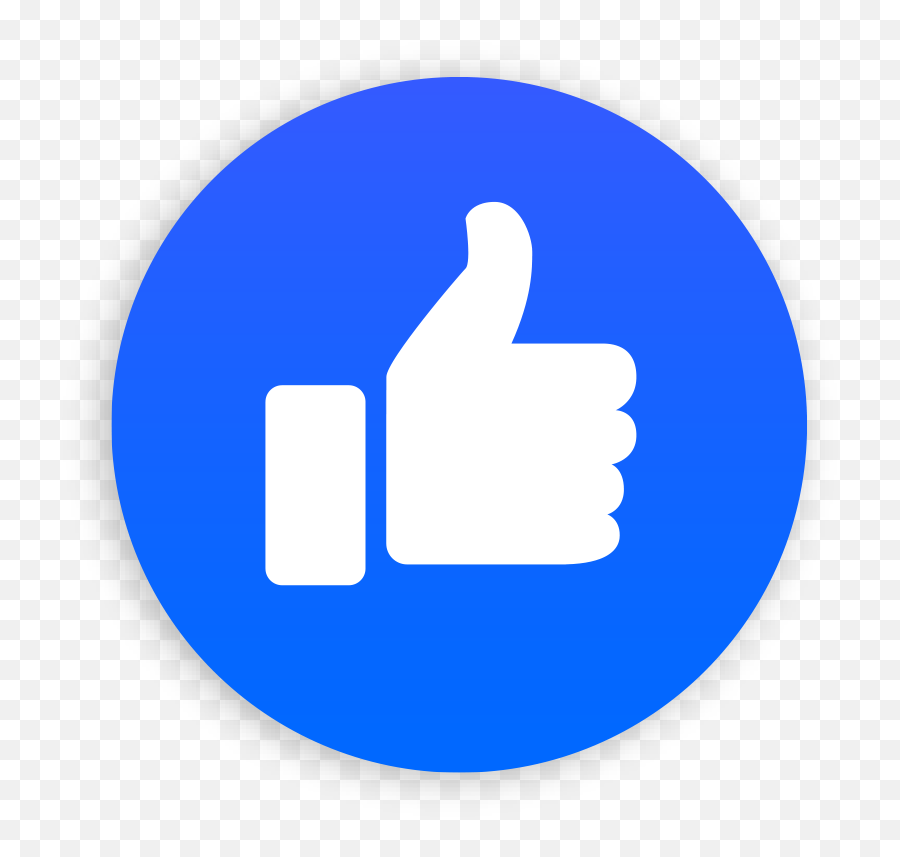 Download Reaction Like Icons Button - Facebook Like Png Emoji,Facebook Png