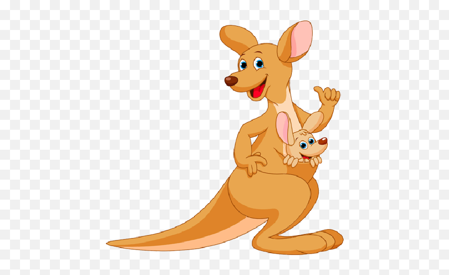 Kangaroo Clipart Gambar Kangaroo Gambar Transparent Free - Kangaroo Clipart Png Emoji,Kangaroo Clipart
