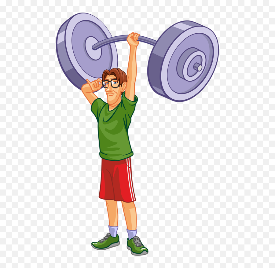 Pin By Dara Tata On Sports Boys Cute - Funny Cartoon Weightlifter Emoji,Lifting Weights Clipart