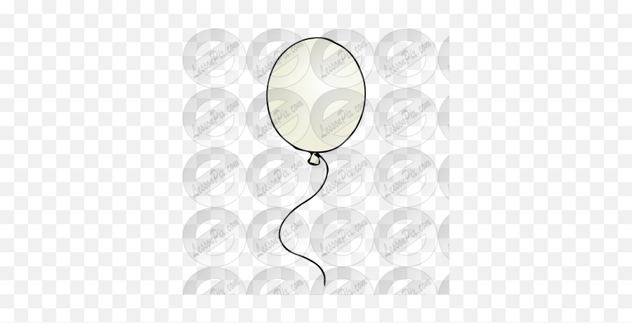 White Balloon Picture For Classroom Therapy Use - Great Casor Emoji,Blue Balloon Clipart
