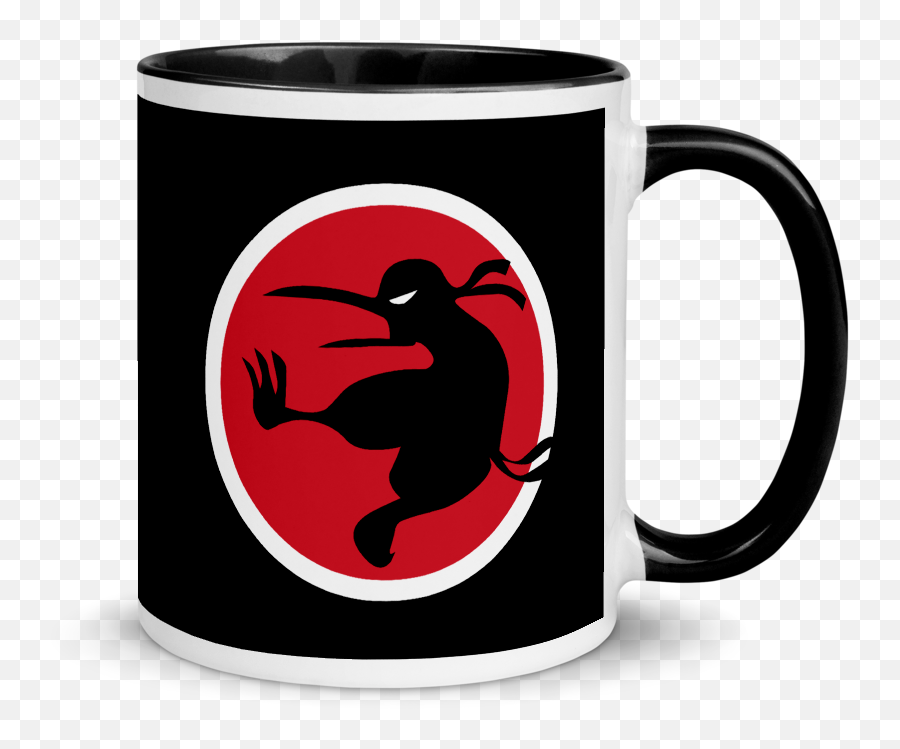 Ninja Kiwi Logo Mug - Mug With Color Inside Emoji,Kiwi Logo
