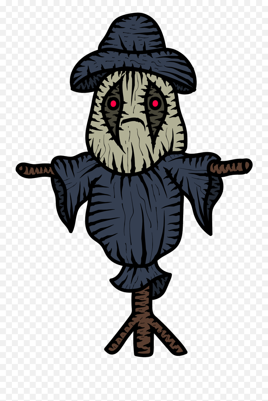 Scarecrow Clipart Free Download Transparent Png Creazilla Emoji,Scarecrow Hat Clipart