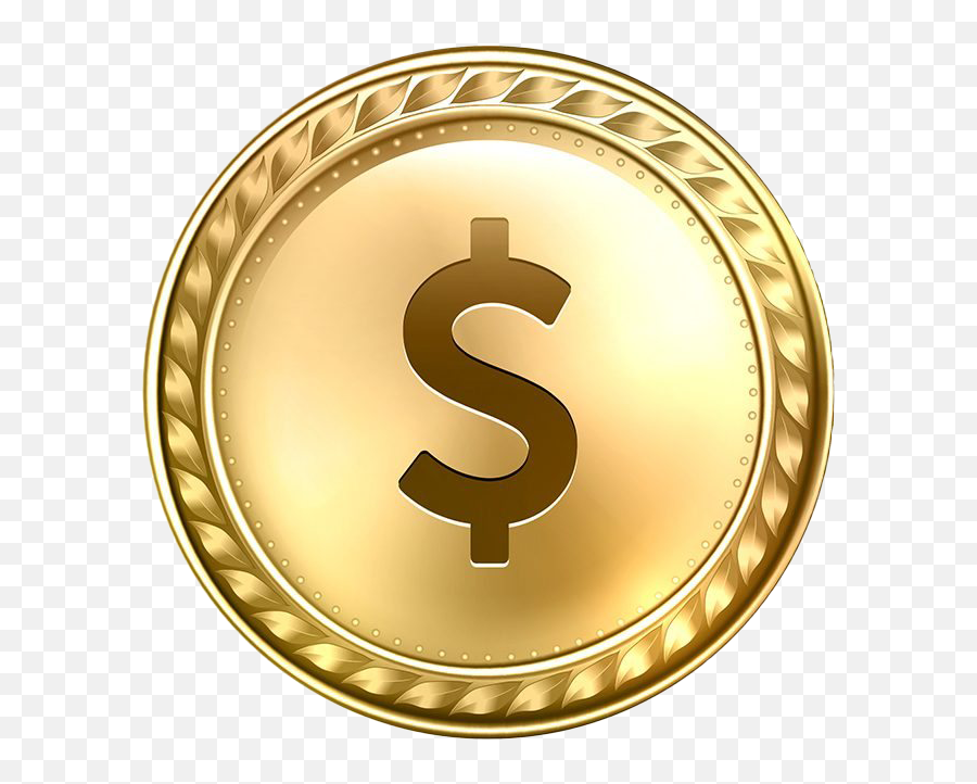 Dollar Gold Coin Png All - Dollar Gold Coin Transparent Emoji,Gold Png
