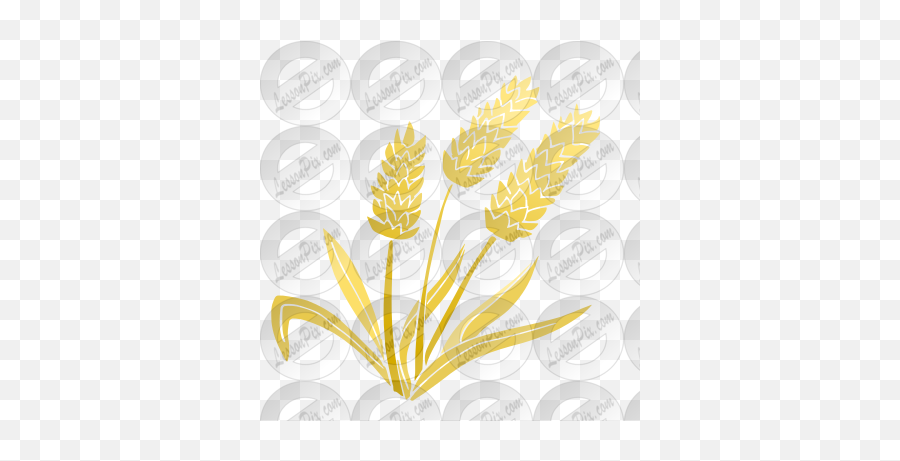 Wheat Stencil For Classroom Therapy Use - Great Wheat Clipart Fresh Emoji,Wheat Clipart