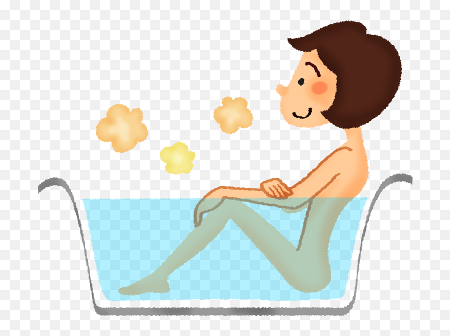 Woman Taking A Bath Free Clipart Illustrations - Japaclip Emoji,Take A Bath Clipart