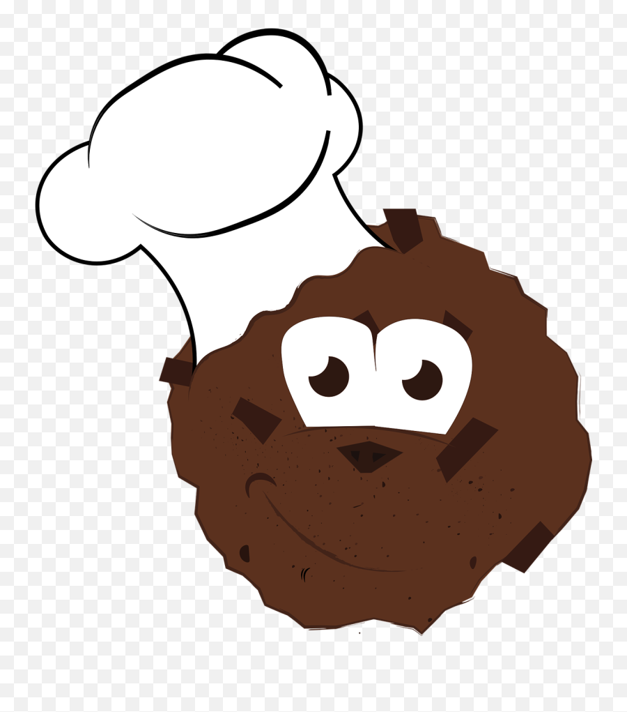 Cookie With Chef Hat Clipart - Full Size Clipart 5462868 Emoji,Chef's Hat Clipart
