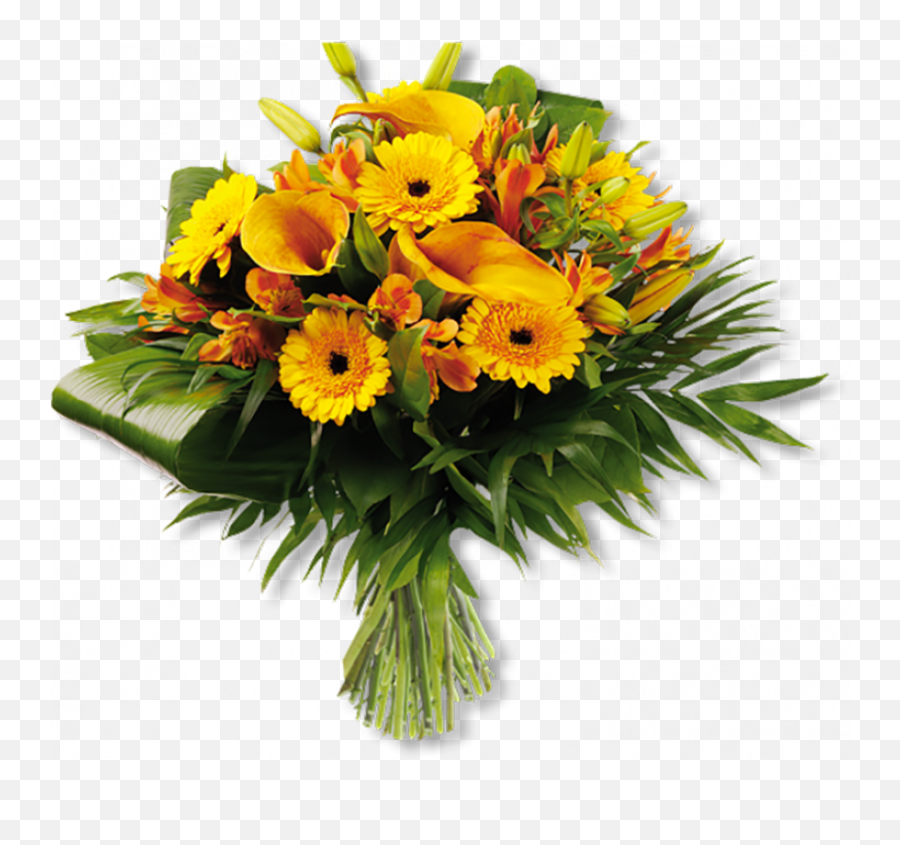 Bouquet Yellow Flowers Png Transparent - 2021 Full Hd Emoji,Yellow Flowers Png
