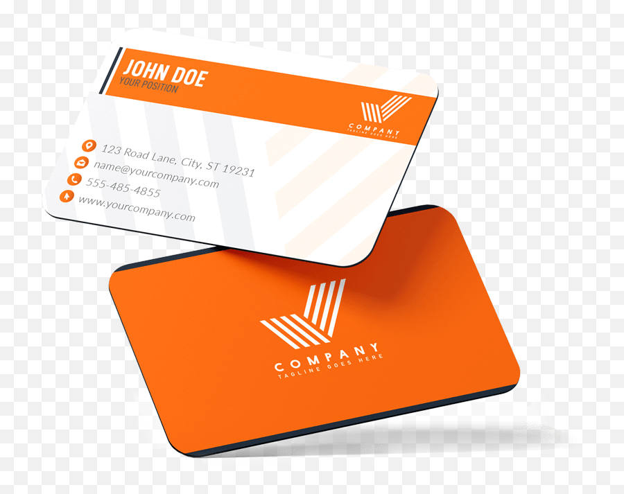 Custom Business Card Design Services - Elevato Media Emoji,Logo And Business Card Design