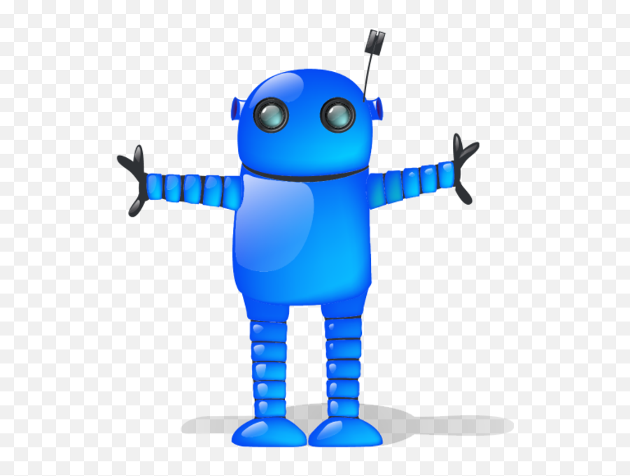 Blue Robot Sh Free Images At Clkercom - Vector Clip Art Emoji,Free Robot Clipart