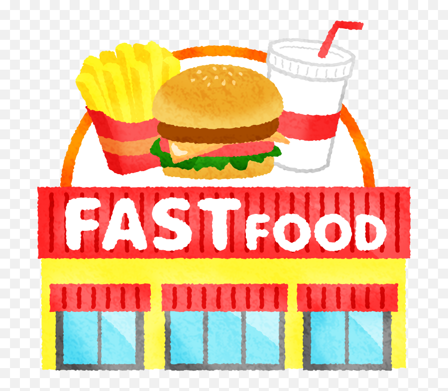 Fast Food Restaurant Free Clipart Illustrations - Japaclip Emoji,Fast Food Restaurant Clipart