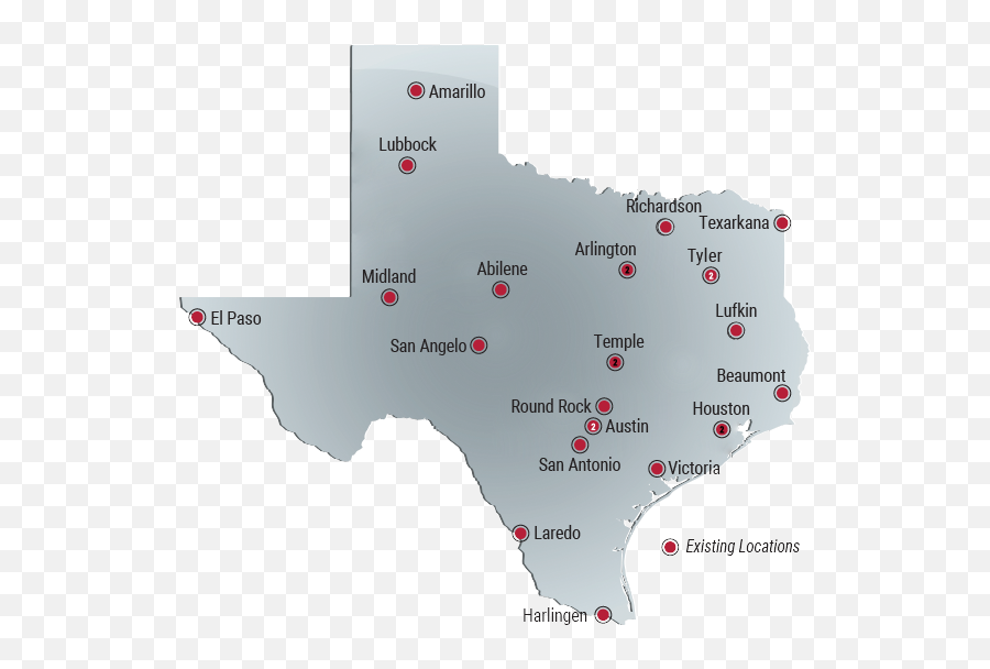South Central Texas Healthcare Emoji,Texas Map Png